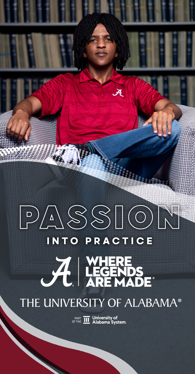 Legends digital banner ad featuring student, Yonathan Janka.