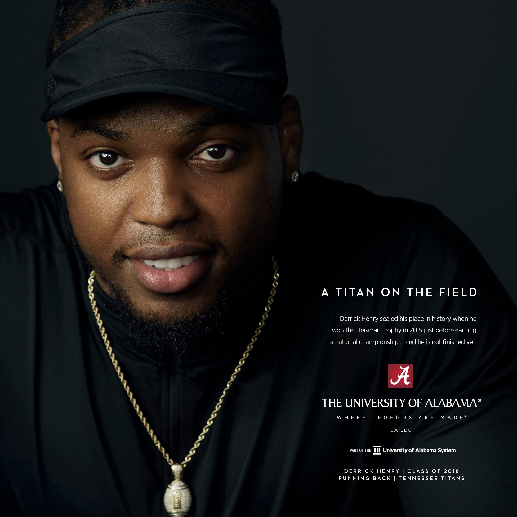 Legends Twitter ad featuring Derrick Henry.