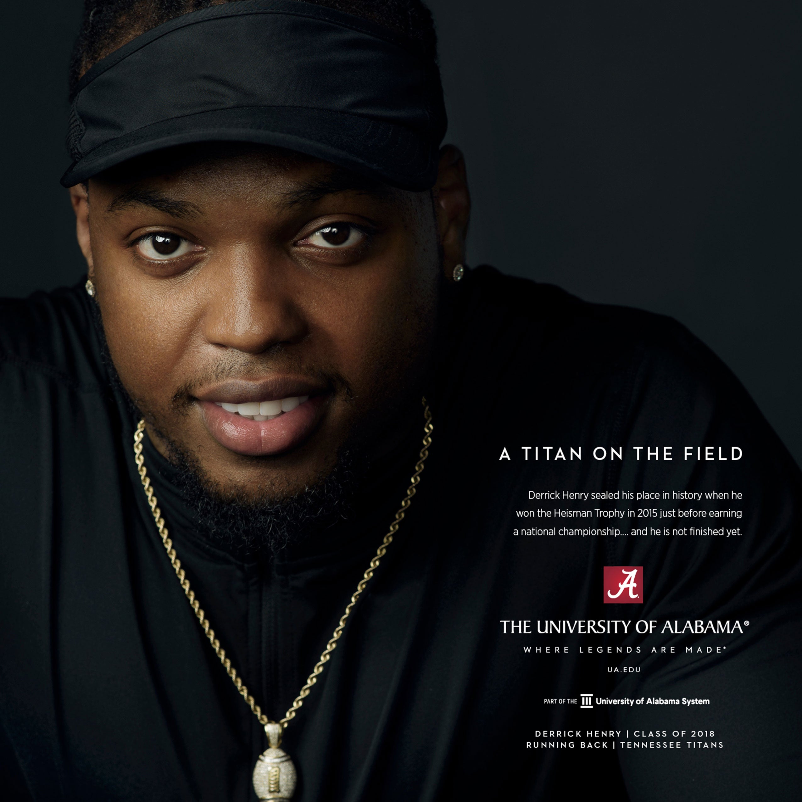 Legends Twitter ad featuring Derrick Henry.